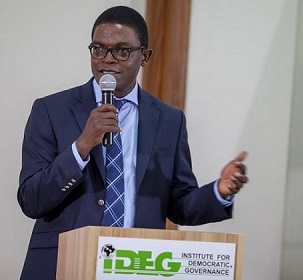 Dr Emmanuel Akwetey, Executive Director, Institute for Democratic Governance, addressing participants in the conference. Picture: ESTHER ADJORKOR ADJEI Dr Emmanuel Akwetey, Executive Director, Institute for Democratic Governance, addressing participants in the conference. Picture: ESTHER ADJORKOR ADJEI